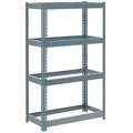 Global Industrial Extra Heavy Duty Shelving 36W x 24D x 72H With 4 Shelves, No Deck, Gray B2297253